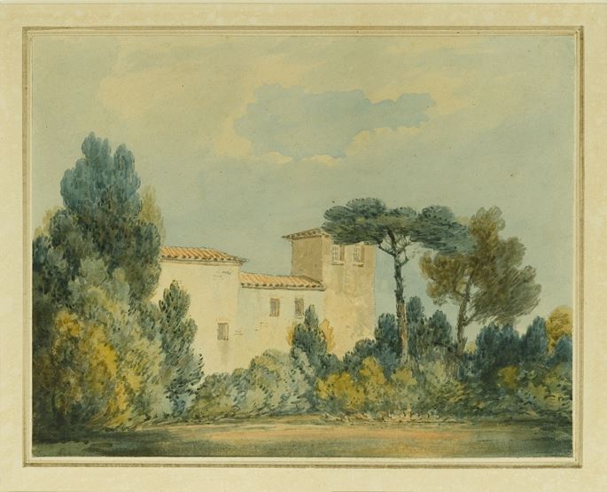 Joseph Mallord William Turner, R.A. - Arno, A Villa Among Trees and Bushes | MasterArt